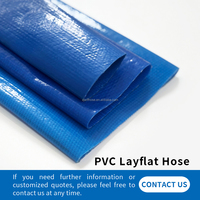 Tuyau d'évacuation d'irrigation plat en PVC de 2 pouces 3 pouces 4 pouces avec service de coupe de longueur et d'épaisseur personnalisé disponible