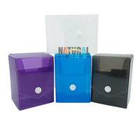 Boîte de jeu de cartes pliable Yugioh 100 +, transparent, protecteur de Photo de jeu de commerce, étui en plastique PP solide de stockage de Baseball