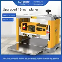 Raboteuse électrique haute puissance de 13 pouces pour le travail du bois domestique, moteur de dégauchisseuse simple face
