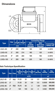 Compteur d'eau à roue à aubes de type sec Woltman pour irrigation industrielle et eaux usées IP65 IP66 OEM DN100 - Product Image 3