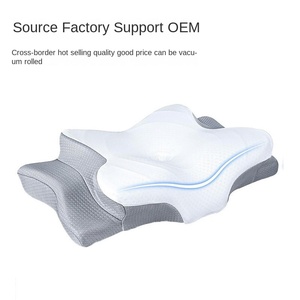 Almohada Cervical de Viaje Personalizada al por Mayor, Ligera, de Espuma Viscoelástica de Rebote Lento, con Forma de Mariposa, para Dormir - Product Image 2