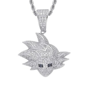 Colgante de Lujo con Moissanita y Plata de Ley 925, Joyería de Moda Hip Hop Unisex, Amuleto, Regalo para Fiestas, Accesorio - Product Image 4