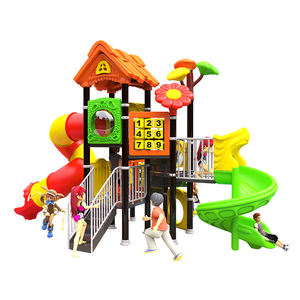 Commercieel Avonturenpark Kinderuitrusting Plastic Glijbaan Schommelset Apparatuur Buitenspeeltuin - Product Image 4