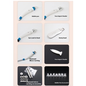 เครื่องทำทรีทเมนต์หน้าอเนกประสงค์ 14 in 1 พร้อมฟังก์ชั่นออกซิเจน บับเบิ้ลขนาดเล็กและใหญ่ ไฮโดรเจนเจ็ทพีล - Product Image 6