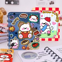 Cuaderno de Regalo Espiral con Diseño de West Highland, Cuaderno Pequeño A7 de Bolsillo para Estudiantes, Cuaderno con Dibujos Animados de Cachorros de Alta Calidad