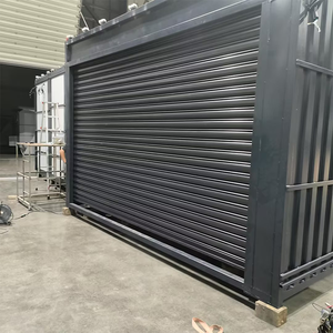 Pintu Gulung Baja Galvanis Tahan Badai Terlaris, Pintu Garasi Otomatis Keamanan Tinggi Tahan Air dengan Remote - Product Image 1
