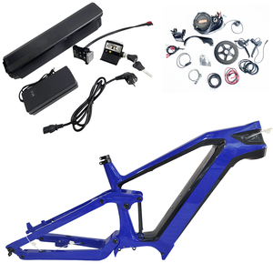 Cadre de vélo électrique en carbone 29 pouces et 27,5 pouces |   Suspension intégrale 150 mm |   Kit complet avec batterie et support de moteur - Product Image 2