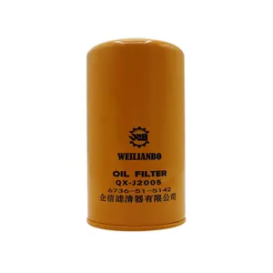 Filtro de aceite para excavadora comercial, QX-J2005, para lubricante, P558615, LF3349, BT339, LF3806, LF3552