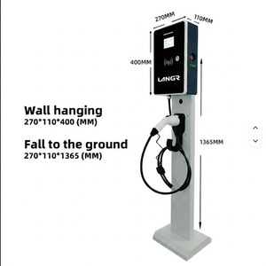 Chargeur EV double prise AC 32A 22kW 44kW LANGR, station de recharge commerciale, type 2, <span class=keywords><strong>Wallbox</strong></span>, neuf - Product Image 2