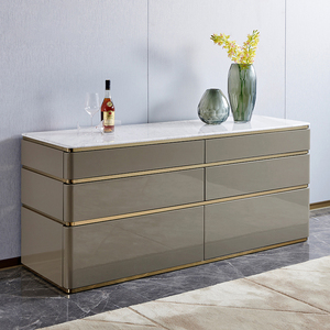 Desain Mewah Italia 6 Laci Ruang Makan Kabinet Samping Penyimpanan Pc Anggur Meja Kabinet Game Dental - Product Image 2