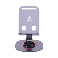 Jeqang support de téléphone en métal JP-H625 support de bureau Portable Flexible rotation pliante étanche confortable regarder la télévision téléphone portable