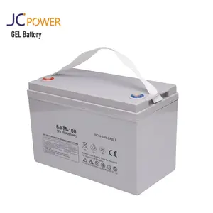 JCPower صيانة مجانية الرصاص الشمسية العاكس بطارية حمض AGM 12v 250ah أسود أحمر أبيض أزرق النحاس OEM محطة Rohs نوع اللون