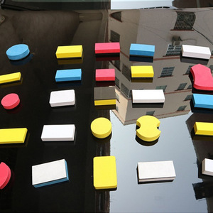 <b>Car</b> Wash Sponge Rectangle Blue Coated <b>Polishing</b> Sponge For Vehicle Cleaning - Product Image 1