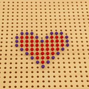 Juguete Montessori para bebé, tablero de madera con clavijas, ayuda <span class=keywords><strong>en</strong></span> enseñanza, Matemáticas - Product Image 3