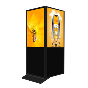 4K 55 "double sided PC tất cả trong một in logo mật khẩu khóa LCD kiosk Wifi kỹ thuật số biển cho sân bay - Product Image 1