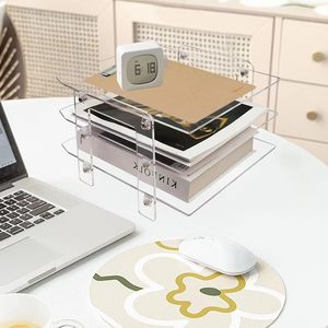 Giấy tổ chức thư khay, <span class=keywords><strong>3</strong></span> <span class=keywords><strong>Tier</strong></span> Acrylic tập tin tổ chức với xử lý - Product Image 2