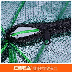 Bẫy mặt đất gấp bẫy cá Tôm Minnow Cua mồi lưới đúc bẫy tôm câu cá bẫy tự động - Product Image 6