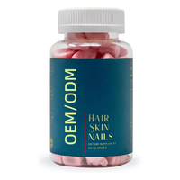 Gummies OEM pour Cheveux, Peau et Ongles, Complément de Beauté à la Biotine et au Collagène