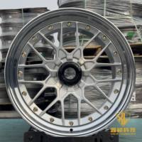 Rines de Aluminio Forjado Personalizados de 40 mm con Diseño Cóncavo Cromado para Autos Mercedes y Audi, Tamaños de 18 a 22 Pulgadas