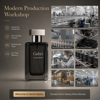Flacon de parfum et boîte personnalisés OEM, vaporisateur fin, luxe, vide, 30ml, 50ml, 100ml, flacon carré noir translucide