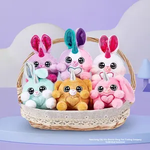 Yunbo Licorne Surprise Oeuf Magique Si Mignon Ours Famille En Peluche Jouet avec PP Coton Remplissage Soulagement Du Stress Conception Brodée-Boîte Aveugle - Product Image 3