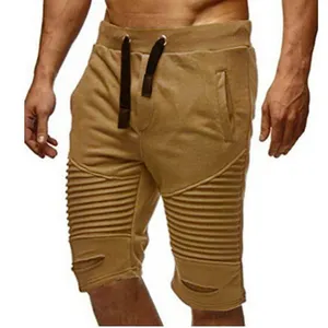 Tinta unita In Cotone di Sport Coulisse Sweat Shorts pantaloni mezzi per gli uomini personalizzati colpi palestra uomo di Sport pantaloncini <span class=keywords><strong>da</strong></span> corsa con tasca - Product Image 1