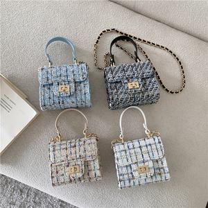 Wholesale Designer Handbags Shoulder Chain Polyester Handbag Korean <b>Mini</b> <b>Bag</b> Luxury Messenger Plaid <b>Mini</b> <b>Bag</b> - Product Image 6
