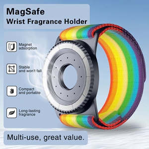 Magnetic Wrist Aroma Diffuser <b>Stand</b> N52 Strong Magnet Electroplated <b>PC</b> Woven Strap Portable for Running Cycling Office - Product Image 4