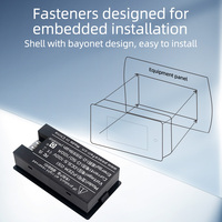 PZEM-051 DC 6.5-100V 50A Voltímetro Digital USB Monofásico, Amperímetro con Pantalla LCD, Medidor de Voltaje/Corriente para Montaje en Panel