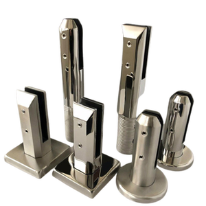 Espigas de vidrio cuadradas de acero inoxidable 304, valla para piscina, abrazadera para espiga, jardín doméstico, escaleras, balaustrada, barandilla, balcón, suelo de vidrio, almeja - Product Image 6