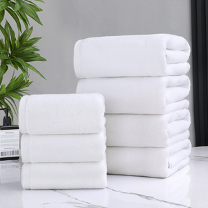 Bán Buôn 100% Hữu Cơ Bông Khách Sạn Mặt Khăn Thêu Dệt Kim Thiết Kế Với Biểu Tượng Tùy Chỉnh Salon Khăn Set - Product Image 2