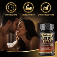 Capsules Maca Man Power Maca Plus, complément alimentaire à base de plantes biologiques, complément de vitalité masculine et amélioration masculine, capsules de racine de maca