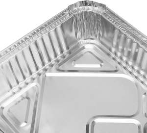 Bandeja de Papel de Aluminio para Hornear, 32x20x3cm, para Servir Alimentos, REC32203F, Revestimiento para Horno, Bandeja para Hornear, Yysmallcap - Product Image 3