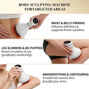 Brosse de massage intelligente pour méridiens, 9 niveaux de vibration réglables, recharge USB, outil de grattage pour le dos, la taille et l'abdomen - Product Image 2