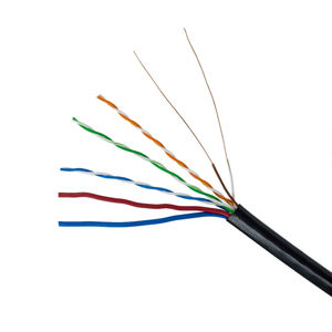 Utdoor-<span class=keywords><strong>cable</strong></span> de alimentación UTP 25awg cat5e, 4 pares con 2 cables de alimentación, <span class=keywords><strong>cable</strong></span> de cámara IP - Product Image 5