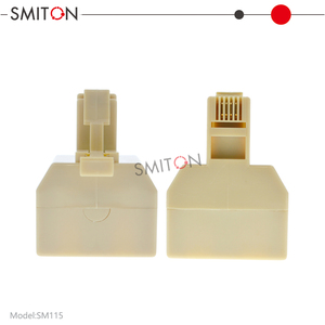 Adattatore RJ12 da 1 a 2 6P6C Duplex per Presa a Muro, <span class=keywords><strong>Splitter</strong></span> per Doppia Linea Telefonica - Product Image 6