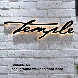 Logo personalizzato 3D lettera segno pubblicitario decorativo esterno del segno della lettera del canale segno della lettera del negozio di affari 3D luce acrilica - Product Image 3