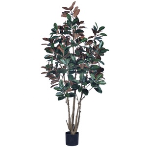 Planta <span class=keywords><strong>Artificial</strong></span> de Magnolia de Tacto Realista con Múltiples Troncos, en Maceta Desmontable de 250 cm para Decoración Interior y Exterior - Product Image 1