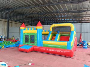 Gran <span class=keywords><strong>castillo</strong></span> inflable comercial 5*5M <span class=keywords><strong>casa</strong></span> hinchable de PVC con tobogán interior al aire libre <span class=keywords><strong>casa</strong></span> hinchable para saltar en alquiler - Product Image 6