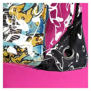 Bolsas de Tela Transparentes Personalizadas con Cordón, Recuerdos Lindos para Despedida de Soltera - Product Image 3