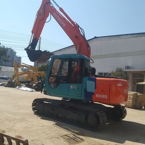 Excavadora HITACHI Hitachiex120 de 12 Toneladas, 95% Nueva, Original Japonesa con EPA y CE, Usada en Agricultura para Excavación - Product Image 1