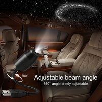 TH Howie Lampe décorative LED USB Ciel Étoilé Galaxie, Mini Lumière Ambiante à Angle Réglable pour Intérieur de Voiture