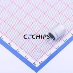 ตัวเก็บประจุแบบแข็ง PCR1EEG271MCACLL50WP แบบ Through Hole (THT), ขนาด D10xL12.5 มม. 270uF 20% 25V โพลีเมอร์ - Product Image 2