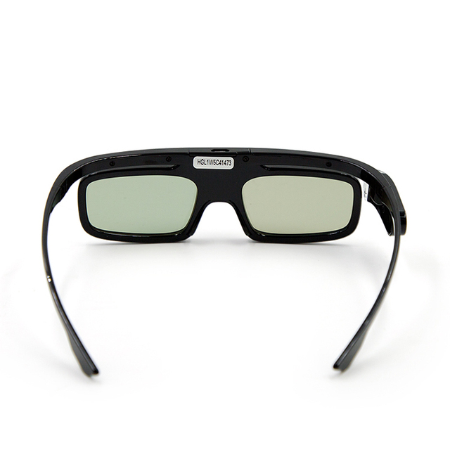 Rechargeable Button/45 MAh Lithium Battery Active Shutter Eyewear 144Hz 3D Viewing Glasses for All DLP-Link 3D Projectors