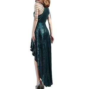 green emerald velvet dress Q-296 Mermaid Fashion Gowns Sexy Party Evening Gothic Dresses With Hoo –  Punk Rave Clothing main image 1