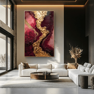 Grande <span class=keywords><strong>toile</strong></span> abstraite peinte <span class=keywords><strong>à</strong></span> la main, <span class=keywords><strong>peinture</strong></span> <span class=keywords><strong>à</strong></span> <span class=keywords><strong>l</strong></span>'<span class=keywords><strong>huile</strong></span> texturée 3D, art mural suspendu <span class=keywords><strong>pour</strong></span> la décoration de la maison - Product Image 5
