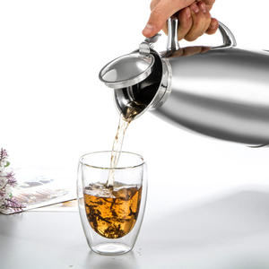 Cafetière tout acier grande capacité, thermos domestique, carafe isotherme sous vide, pot en acier inoxydable 304, gobelets isothermes sous vide en acier - Product Image 3