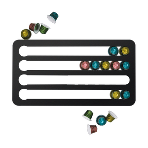 Noir pour <span class=keywords><strong>NESPRESSO</strong></span> Caps Cafétéria Pod Distributeur pour Café Capsules Titulaire Support De Stockage Porta Capsules - Product Image 4