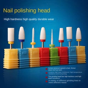 Xingong 2.35mm testa di macinazione in ceramica elettrica per Nail Art strumento rotativo per lucidare e pulire File con punte speciali per trapano - Product Image 3