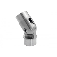 Garnitures de garde-corps d'escalier d'acier inoxydable de prix concurrentiel SS 316 304 connecteur réglable de Tube de finition de tache pour la balustrade en verre